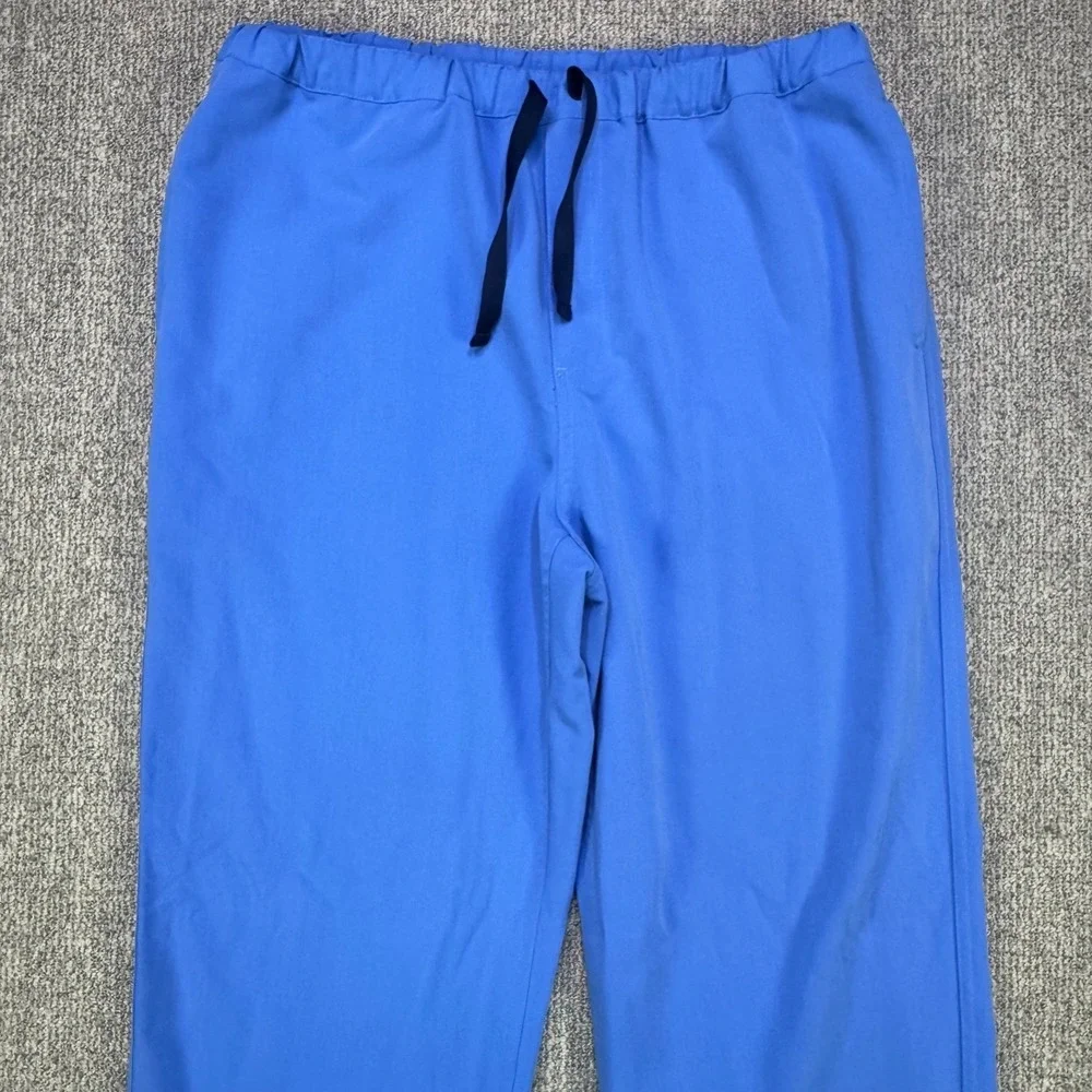 FIGS Pisco‎ Scrub Pants Mens Large Tall Blue FIONx Medical Scrubs FM4500T